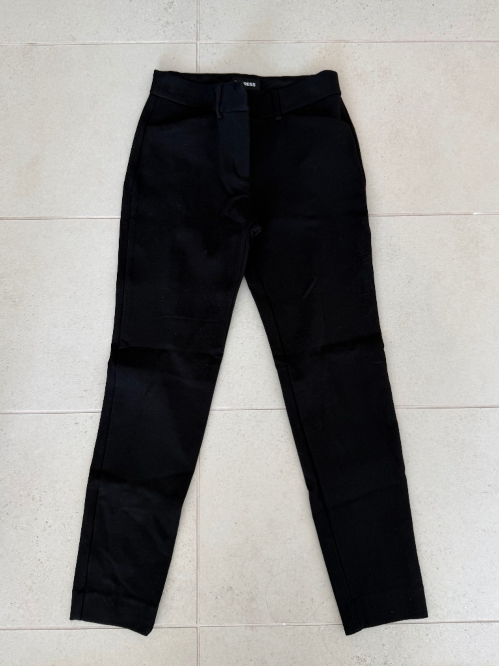 Express Black Straight Leg Pants Size 0